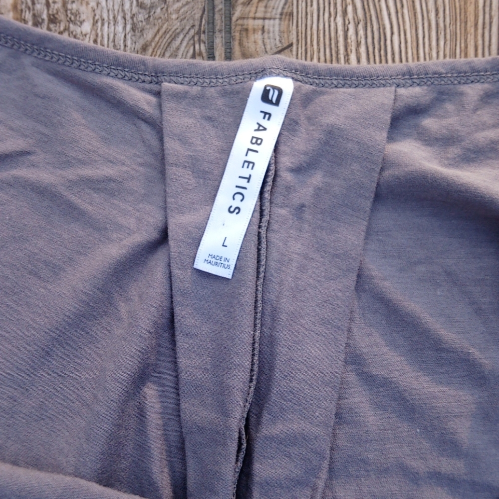 Fabletics Gray Lightweight Athletic Top - image 4